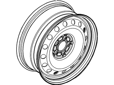 2008 Ford Explorer Spare Wheel - 6L2Z-1015-AA