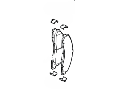Ford E-150 Brake Pads - G2MZ-2V001-D