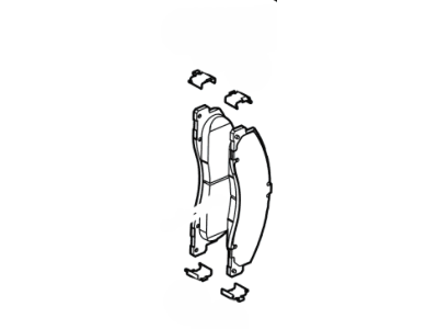 Ford G2MZ-2V001-D Kit - Brake Lining
