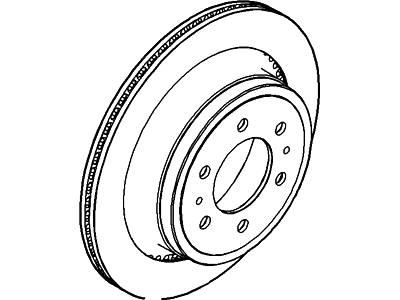 2013 Lincoln Mark LT Brake Disc - CL3Z-2C026-B