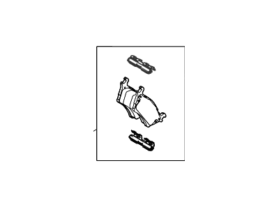 Ford FL3Z-2200-B Pad - Brake