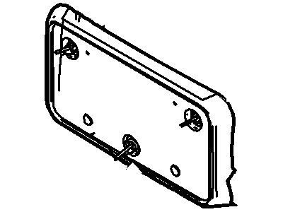 Ford 5T5Z-17A385-AAA Bracket - License Plate