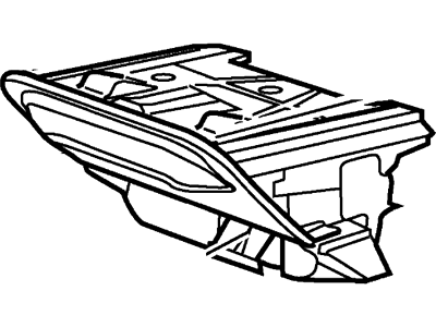 Ford 3W1Z-5404810-AAC Ash Receptacle And Housing Assembly