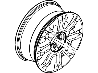 Ford 9L3Z-1007-FCP Wheel Assembly