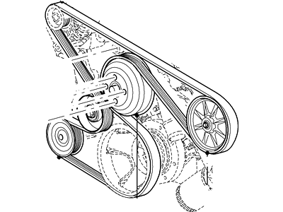 Ford 5L3Z-3A733-CA Pulley - Power Steering