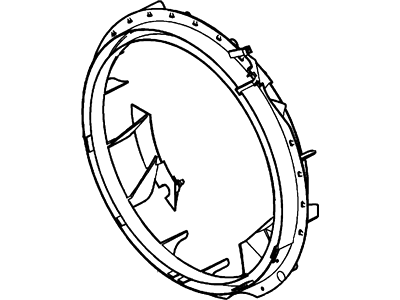 Ford E-450 Super Duty Fan Shroud - 4C2Z-8B614-AC
