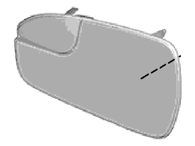 Ford DS7Z-17K707-A Glass Assembly - Rear View Outer Mirror