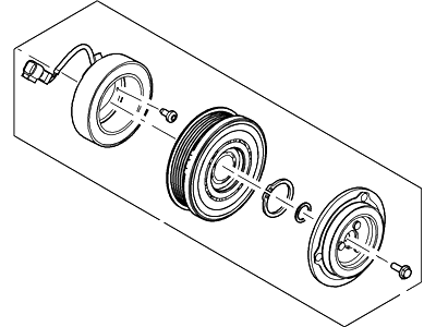 Ford BR3Z-19D784-C Pulley - Compressor