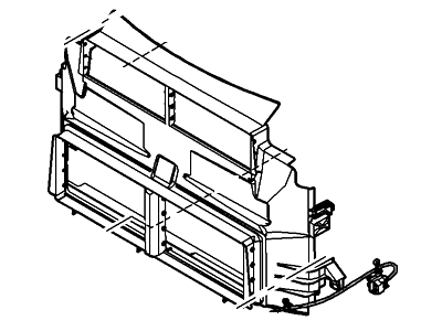 Ford CM5Z-8B455-A Bracket - Radiator Grille