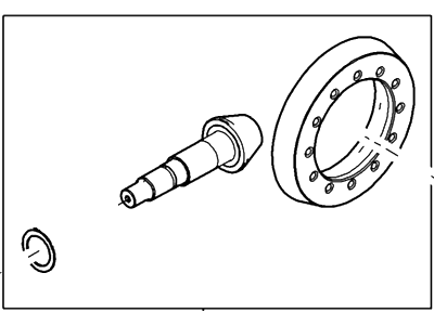 Ford 7C3Z-4209-D Gear And Pinion Assembly - Driving