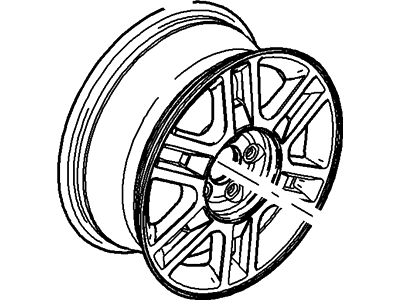 Ford 5F2Z-1007-EA Wheel Assembly