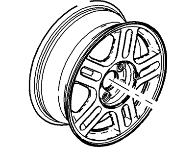 Ford 5F2Z-1007-CA Wheel Assembly