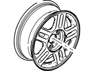 Mercury Monterey Spare Wheel - 5F2Z-1007-BA