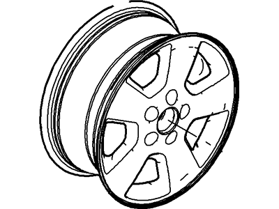 Ford 5F2Z-1007-FA Wheel Assembly