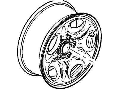 Ford 3F2Z-1007-AA Wheel Assembly