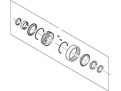 Ford 3R3Z-7124-BB Synchronizer Assy - 3rd And 4th Spd