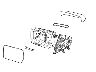 Ford 9L3Z-17683-AACP Mirror Assembly - Rear View Outer