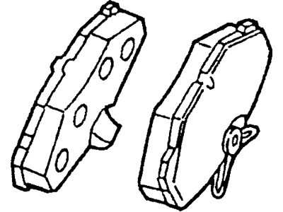 1999 Lincoln Continental Brake Pads - F8DZ-2200-AA