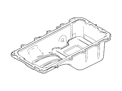 2005 Ford Mustang Oil Pan - 5R3Z-6675-BA