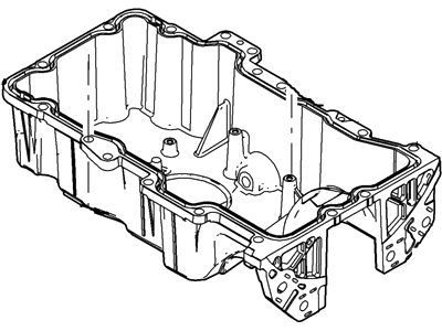 Ford Fusion Oil Pan - 6E5Z-6675-CA