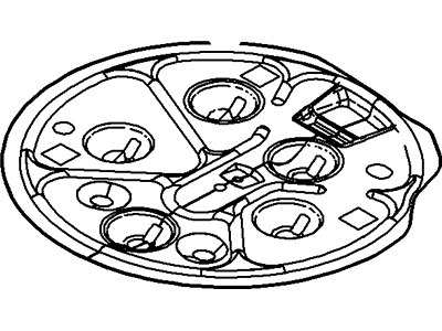 Ford XW4Z-5447076-AA Bracket - Spare Wheel Carrier