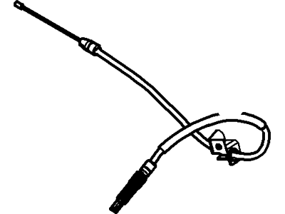 Mercury Montego Parking Brake Cable - 6F9Z-2A635-J