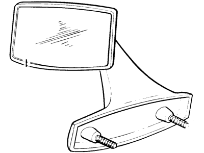 1987 Ford Bronco Car Mirror - E5TZ-17696-B