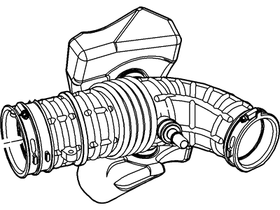 2005 Mercury Mountaineer Air Duct - 4L2Z-9B659-BB