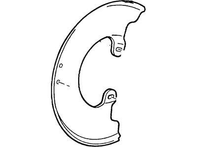 Ford Ranger Brake Backing Plate - F57Z-2K004-A