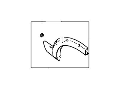 Ford 7L2Z-7829164-AA Moulding