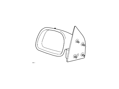2000 Ford Excursion Car Mirror - F81Z-17683-ABBCP