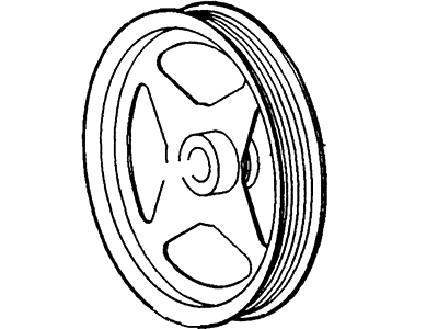Ford XL3Z-3A733-AC Pulley - Power Steering