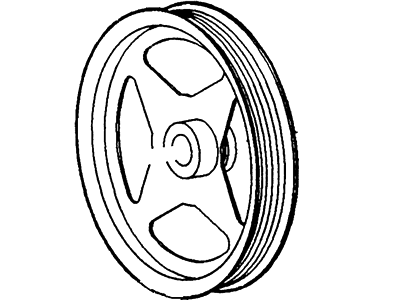 Ford XL3Z-3A733-AA Pulley