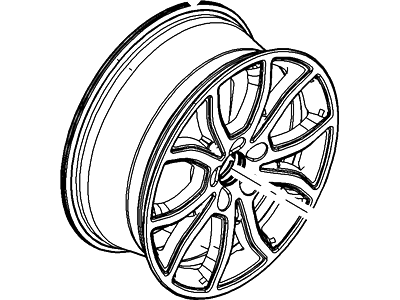 2010 Lincoln MKZ Spare Wheel - AE5Z-1007-C