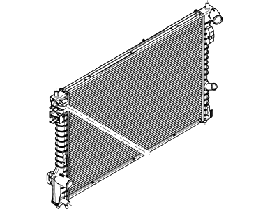 Ford EA8Z-8005-A Radiator Assembly