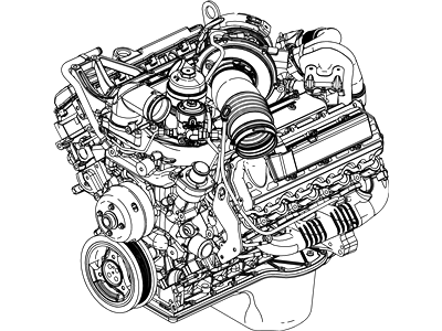 Ford 5C3Z-6007-DARM Engine Assembly