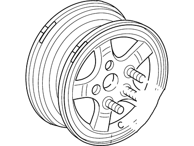 Ford F-150 Spare Wheel - YL3Z-1015-AB