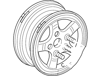 Ford 1L3Z-1007-BA Kit - Wheel