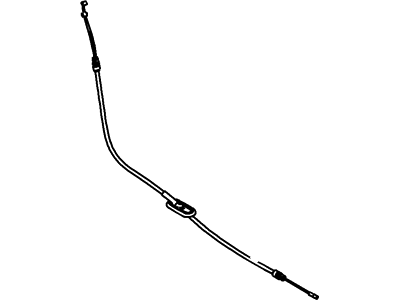 2009 Mercury Sable Parking Brake Cable - 9G1Z-2853-A