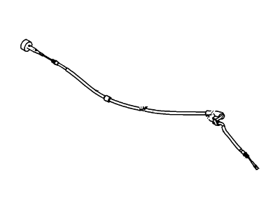 Ford Parking Brake Cable - DG1Z-2A635-C
