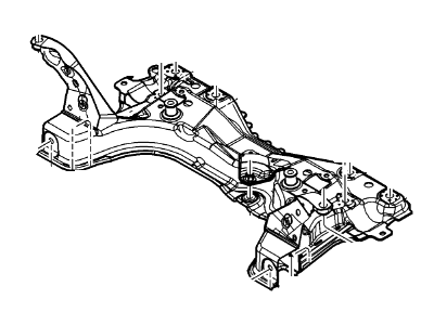 Ford Focus Axle Beam - 3S4Z-5019-BB