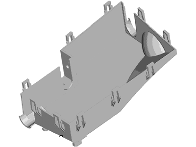 Ford CV6Z-14A003-BA Housing - Fuse Junction Panel