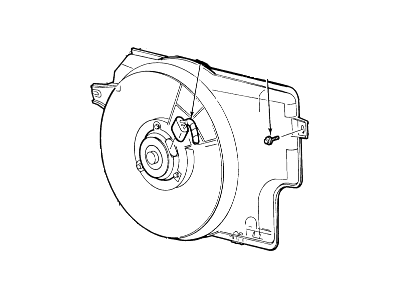 Ford F5ZZ-8C607-A Fan And Motor Assembly