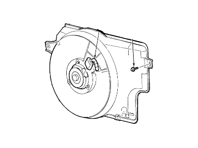 1994 Ford Mustang Engine Cooling Fan - F4ZZ-8C607-A
