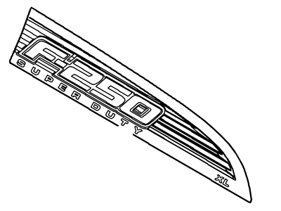 Ford F-250 Super Duty Emblem - BC3Z-16720-AB