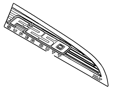 Ford BC3Z-16720-BA Nameplate