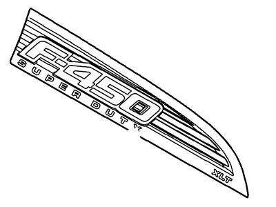 Ford CC3Z-16720-EE Nameplate