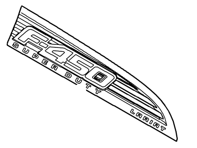 Ford CC3Z-16720-FE Nameplate