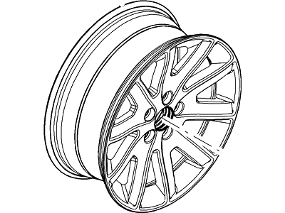 2014 Lincoln MKT Spare Wheel - DE9Z-1007-E