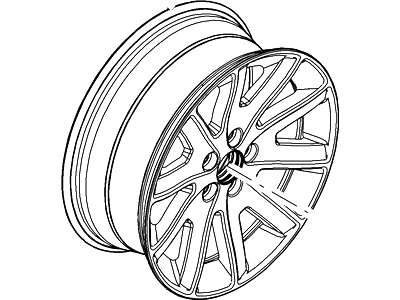 Ford DE9Z-1007-E Wheel Assembly